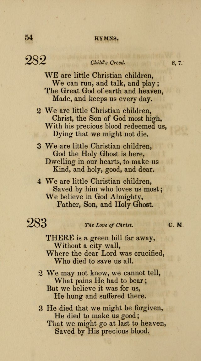 Hymns additional to the Hymns in the Prayer Book: collected for the Sunday-school of their parishes by the rectors of St. Philip
