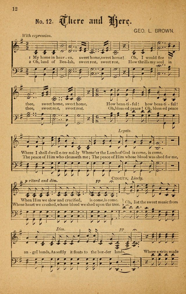 The Highway Hymnal: a choice collection of popular hymns and music, new and old. Arranged for the work in camp, convention, church and home page 12