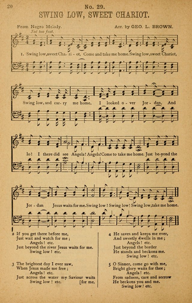 The Highway Hymnal: a choice collection of popular hymns and music, new and old. Arranged for the work in camp, convention, church and home page 20
