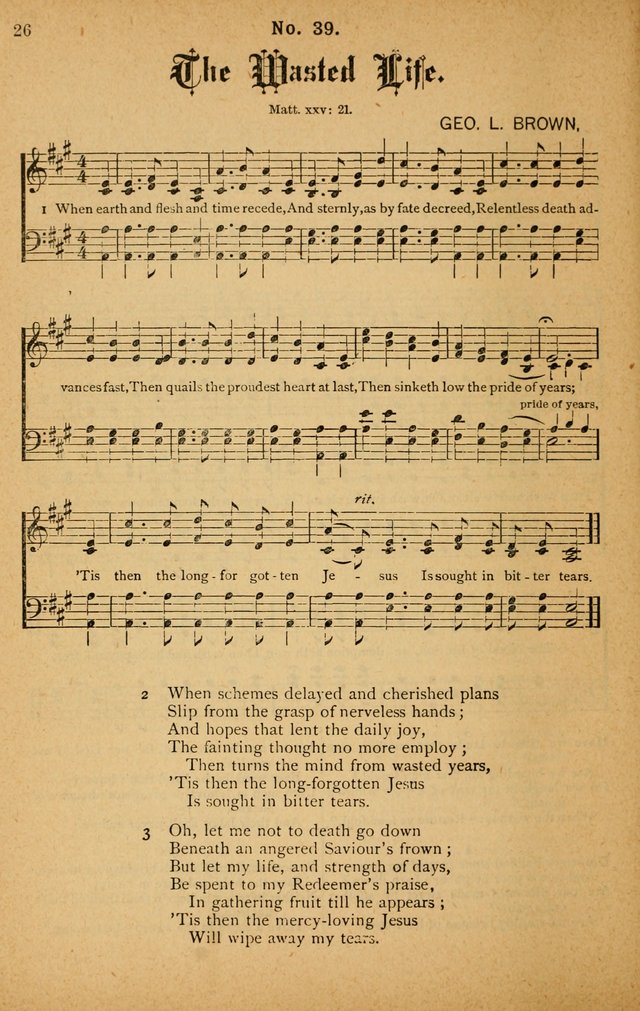 The Highway Hymnal: a choice collection of popular hymns and music, new and old. Arranged for the work in camp, convention, church and home page 26