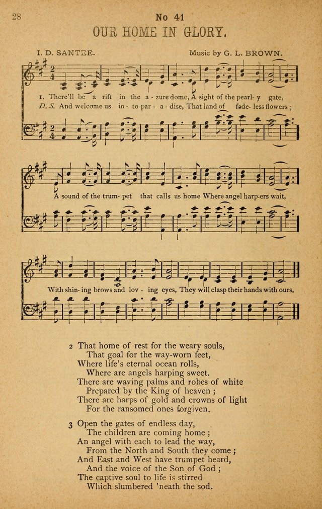 The Highway Hymnal: a choice collection of popular hymns and music, new and old. Arranged for the work in camp, convention, church and home page 28
