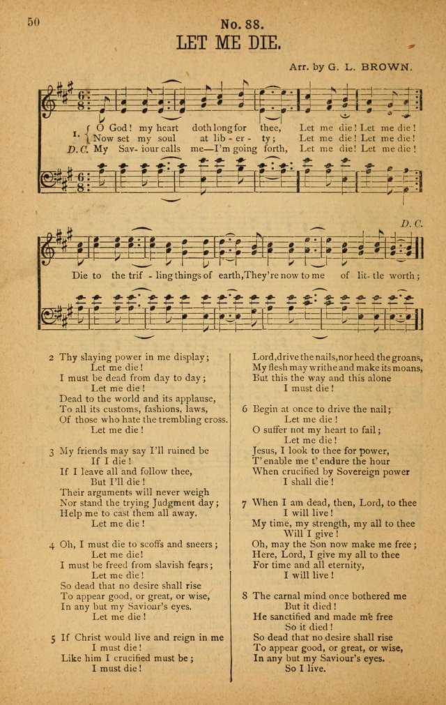 The Highway Hymnal: a choice collection of popular hymns and music, new and old. Arranged for the work in camp, convention, church and home page 50
