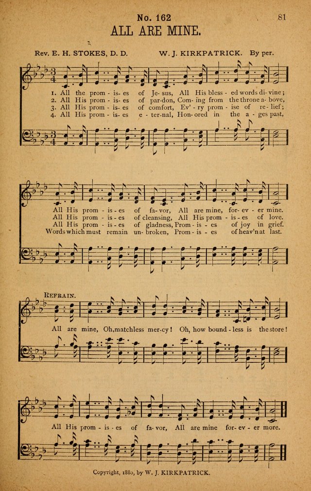 The Highway Hymnal: a choice collection of popular hymns and music, new and old. Arranged for the work in camp, convention, church and home page 81