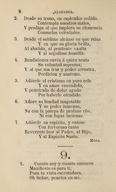Himnario para uso de la Iglesia Cristiana Española page 10