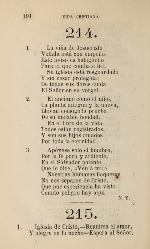 Himnario para uso de la Iglesia Cristiana Española page 196