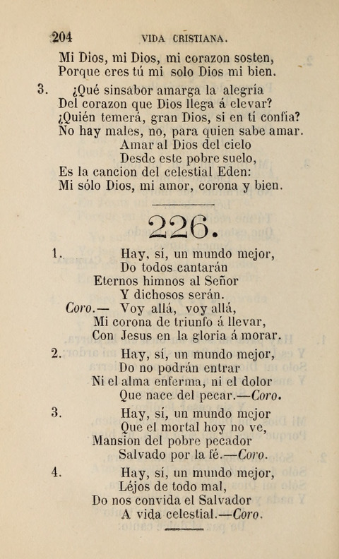 Himnario para uso de la Iglesia Cristiana Española page 206