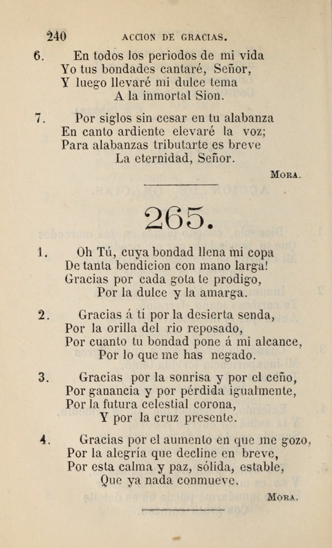 Himnario para uso de la Iglesia Cristiana Española page 242