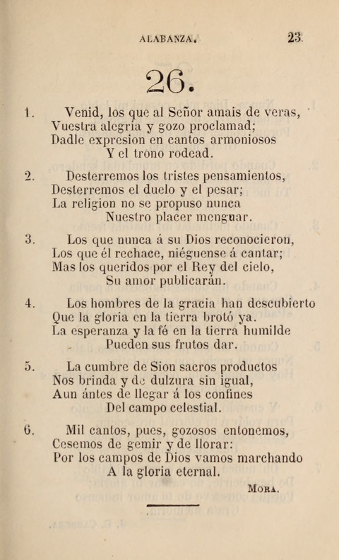 Himnario para uso de la Iglesia Cristiana Española page 25