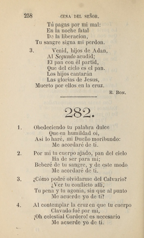 Himnario para uso de la Iglesia Cristiana Española page 260