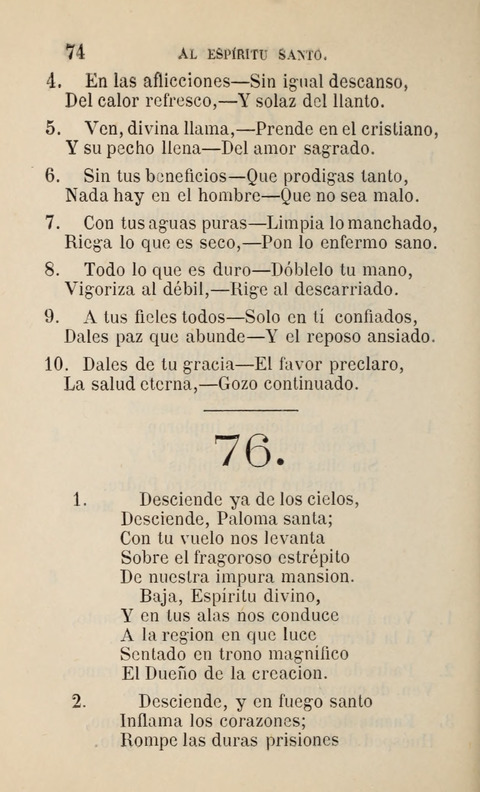 Himnario para uso de la Iglesia Cristiana Española page 76