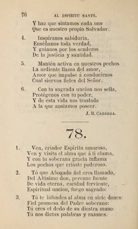 Himnario para uso de la Iglesia Cristiana Española page 78