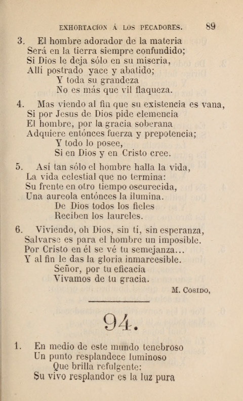 Himnario para uso de la Iglesia Cristiana Española page 91