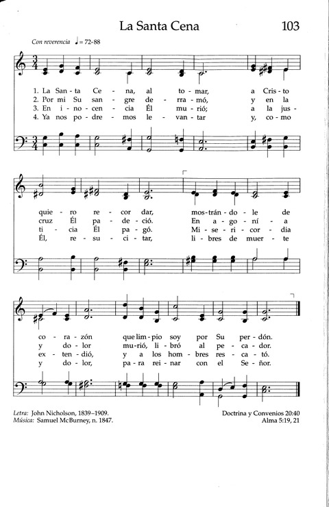 Himnos de la Iglesia de Jesucristo de Los Santos de Los Últimos Días page 125