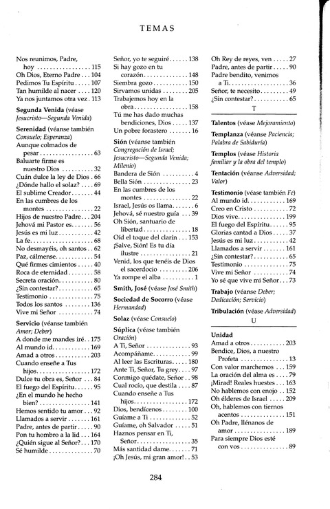 Himnos de la Iglesia de Jesucristo de Los Santos de Los Últimos Días page 281