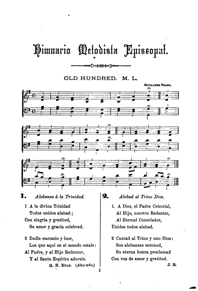Himnario de la Iglesia Metodista Episcopal page 10