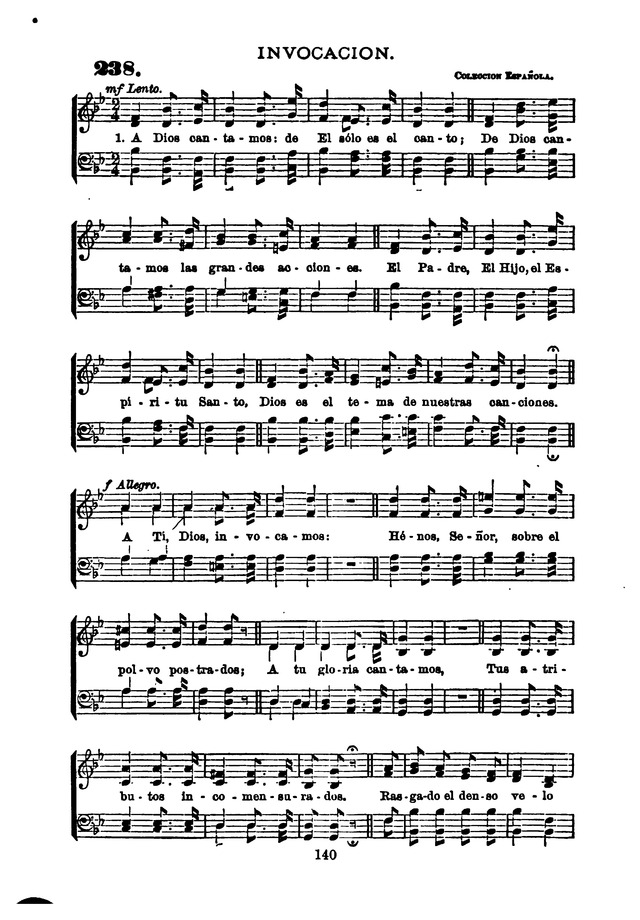 Himnario de la Iglesia Metodista Episcopal page 148