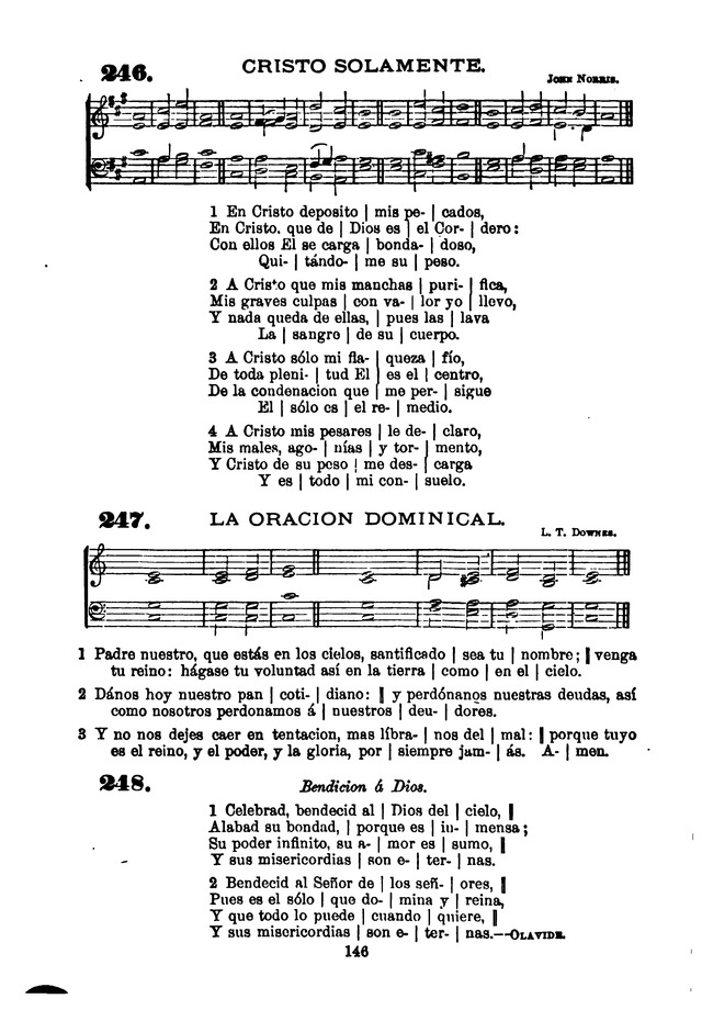 Himnario de la Iglesia Metodista Episcopal page 154