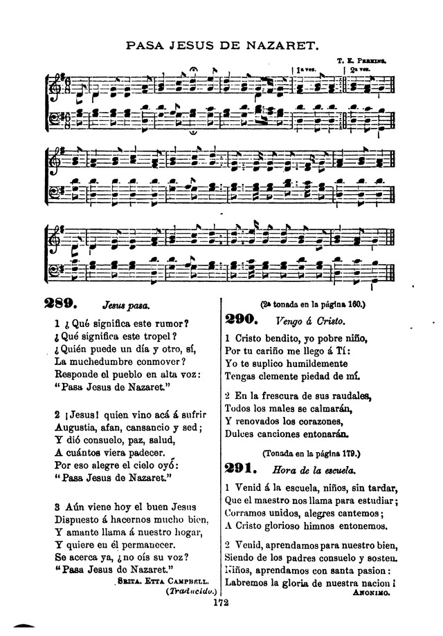 Himnario de la Iglesia Metodista Episcopal page 180