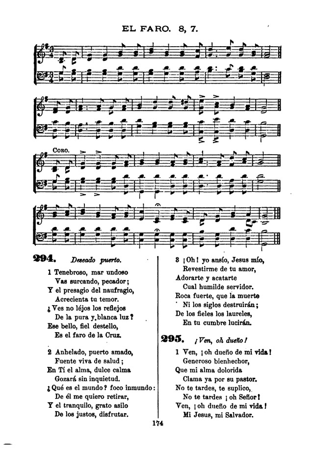Himnario de la Iglesia Metodista Episcopal page 182