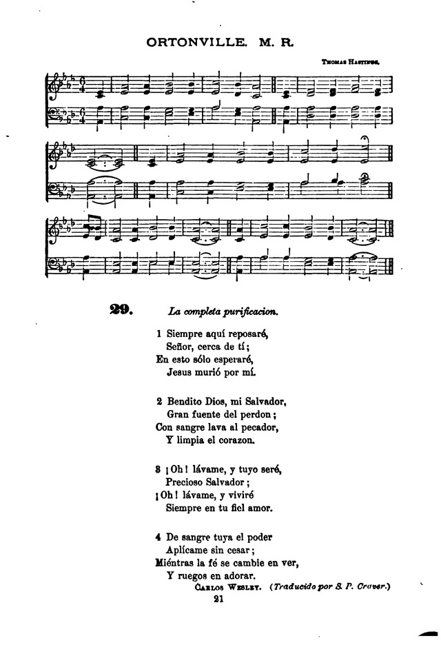 Himnario de la Iglesia Metodista Episcopal page 29