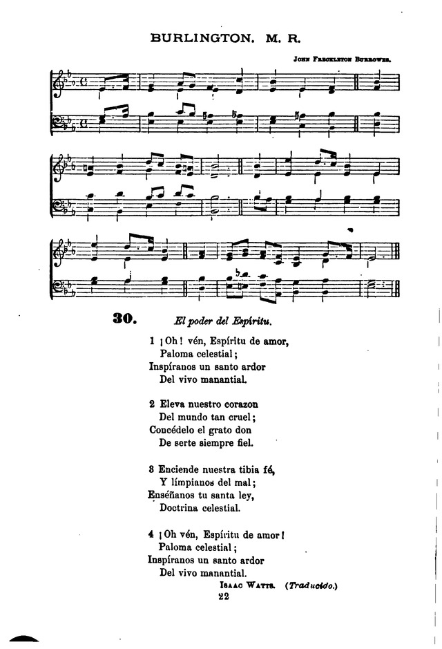 Himnario de la Iglesia Metodista Episcopal page 30