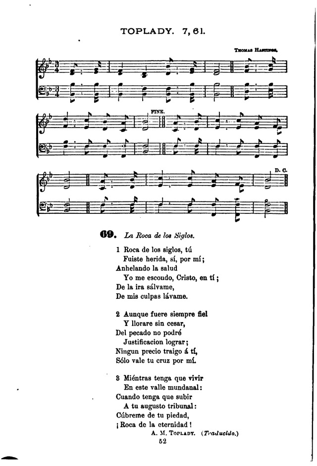 Himnario de la Iglesia Metodista Episcopal page 62