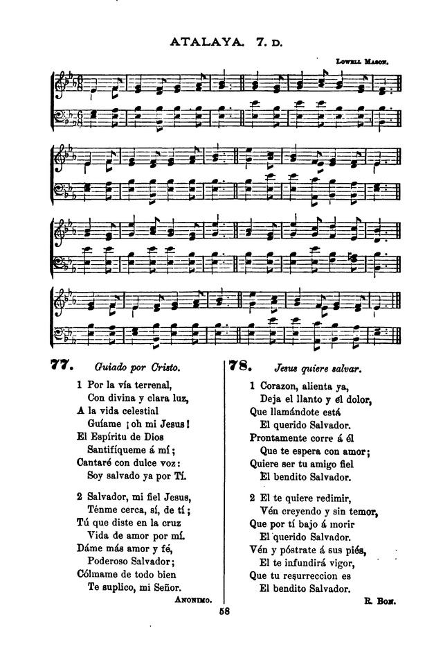 Himnario de la Iglesia Metodista Episcopal page 68