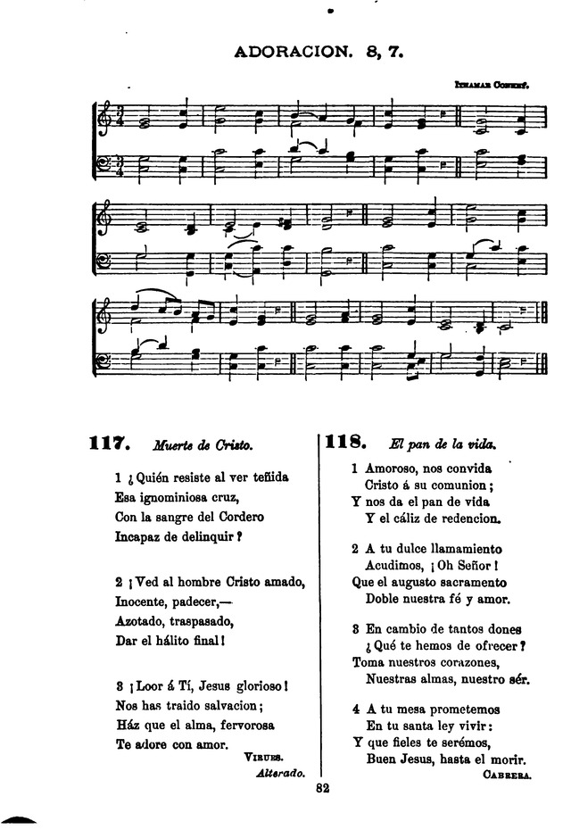Himnario de la Iglesia Metodista Episcopal page 92