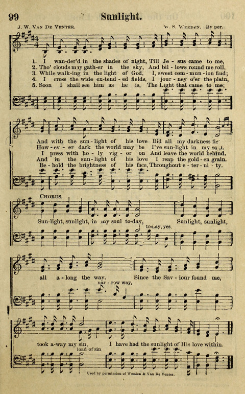 Hosannas to the King: A collection of Gospel Hymns suited to Church, Sunday School and Evangelistic Services page 101