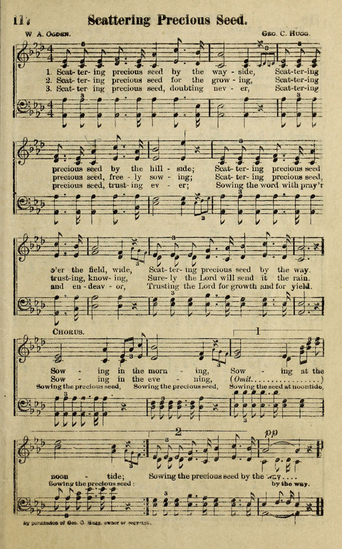 Hosannas to the King: A collection of Gospel Hymns suited to Church, Sunday School and Evangelistic Services page 119