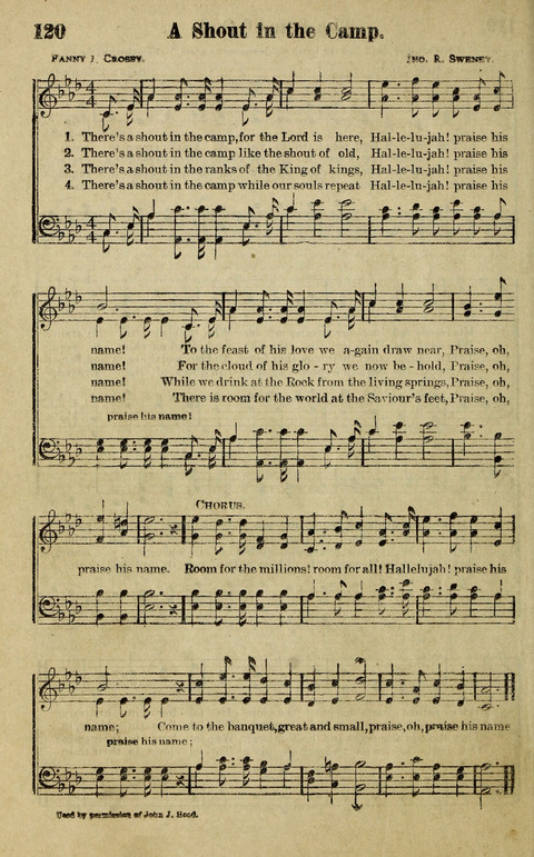 Hosannas to the King: A collection of Gospel Hymns suited to Church, Sunday School and Evangelistic Services page 122