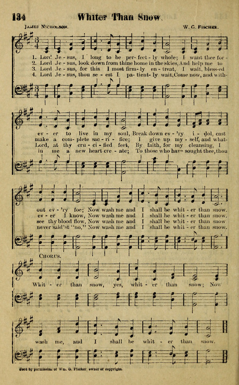 Hosannas to the King: A collection of Gospel Hymns suited to Church, Sunday School and Evangelistic Services page 132