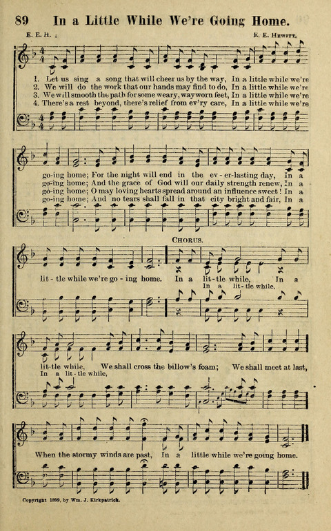 Hosannas to the King: A collection of Gospel Hymns suited to Church, Sunday School and Evangelistic Services page 91
