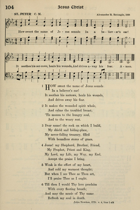 Hymns of the Kingdom of God: with Tunes page 103