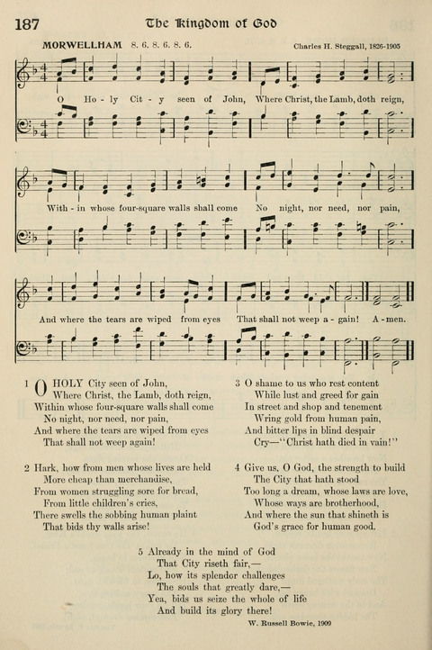 Hymns of the Kingdom of God: with Tunes page 186