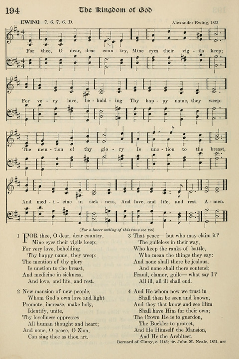 Hymns of the Kingdom of God: with Tunes page 194