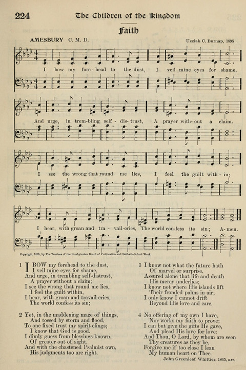 Hymns of the Kingdom of God: with Tunes page 225