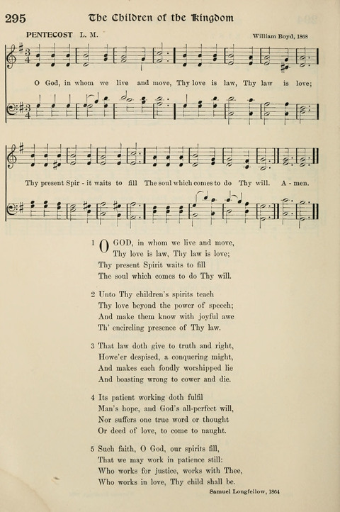 Hymns of the Kingdom of God: with Tunes page 296