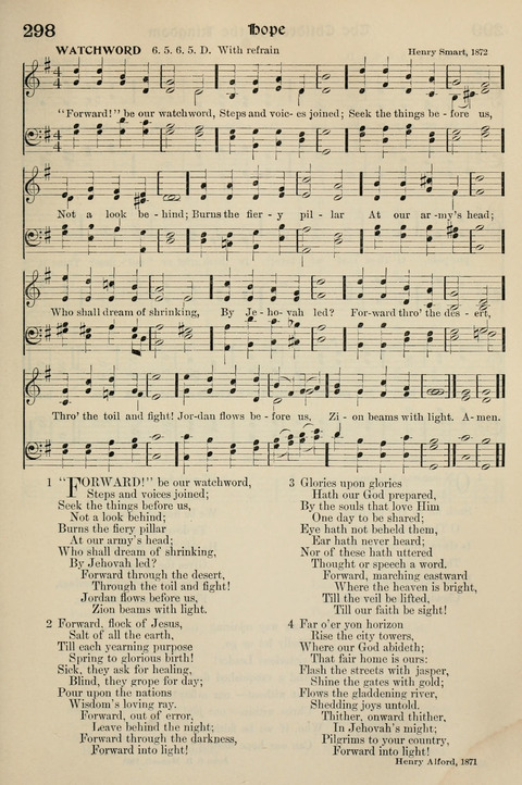 Hymns of the Kingdom of God: with Tunes page 299