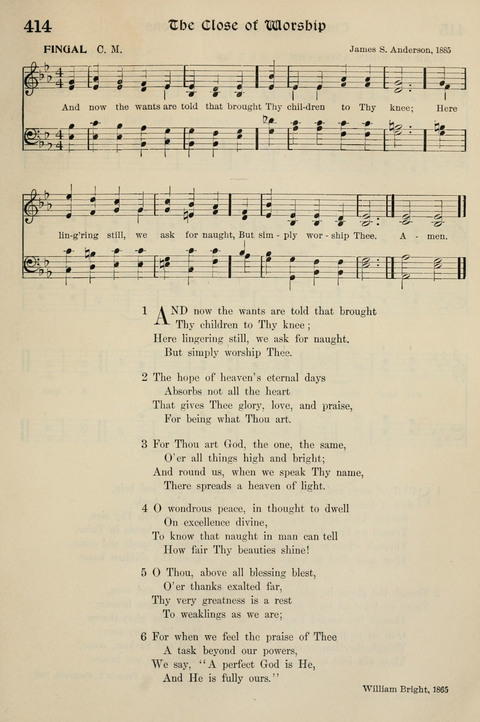 Hymns of the Kingdom of God: with Tunes page 417