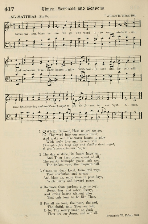 Hymns of the Kingdom of God: with Tunes page 420