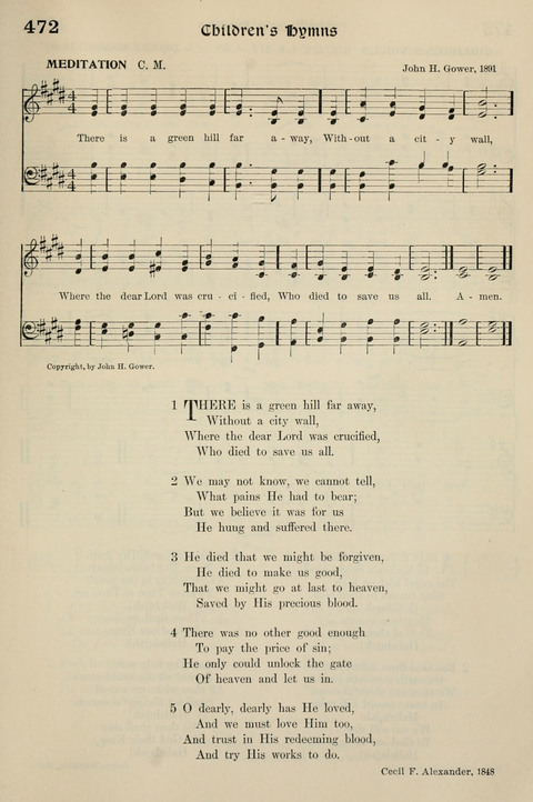 Hymns of the Kingdom of God: with Tunes page 475