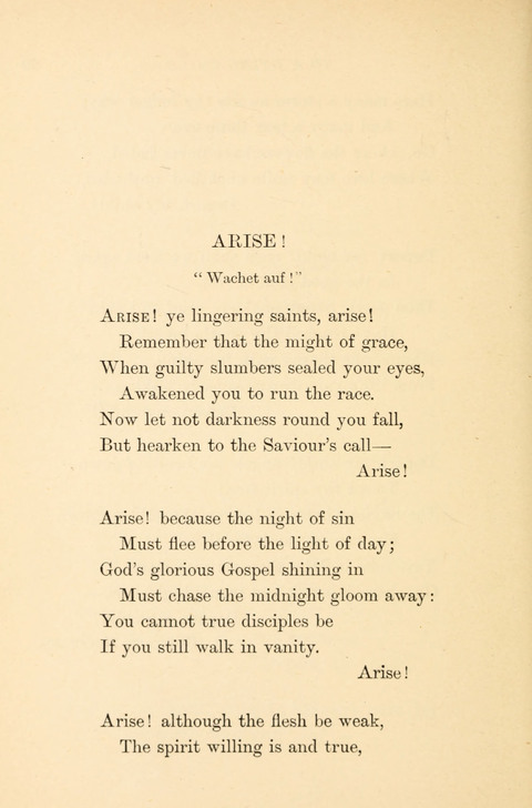 Hymns from the Land of Luther: translated from the German page 30