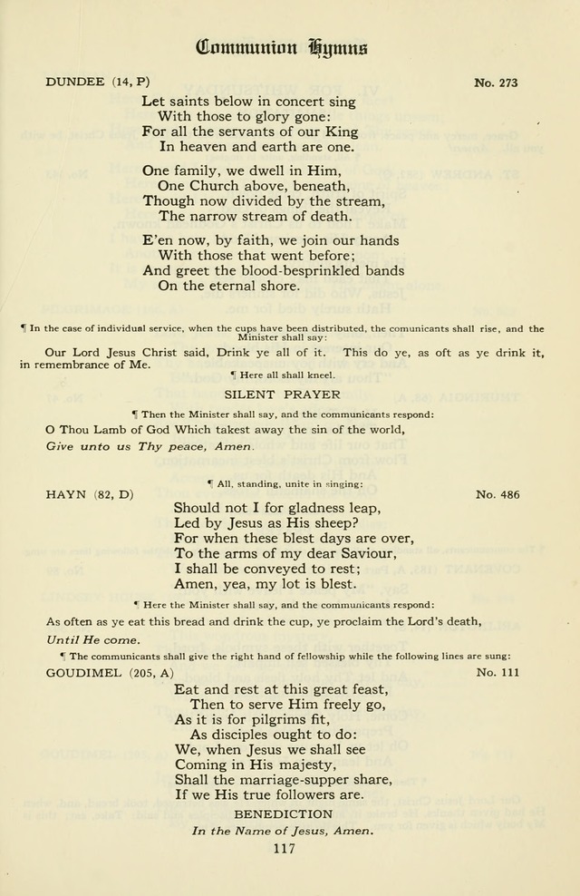 Hymnal and Liturgies of the Moravian Church page 117