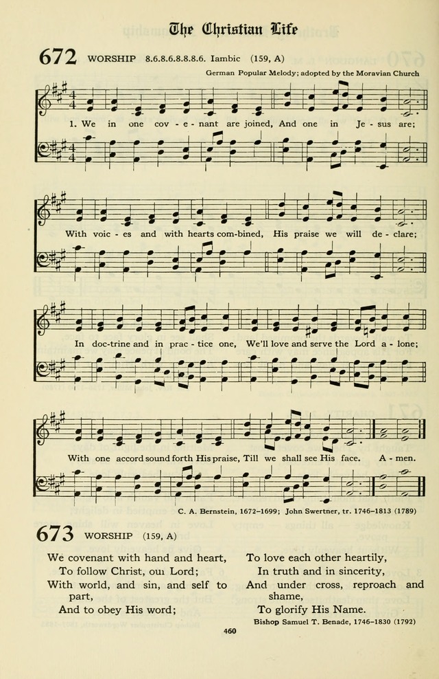Hymnal and Liturgies of the Moravian Church page 634