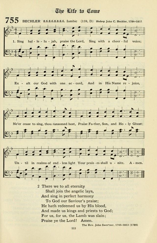 Hymnal and Liturgies of the Moravian Church page 697