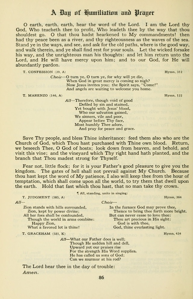 Hymnal and Liturgies of the Moravian Church page 86