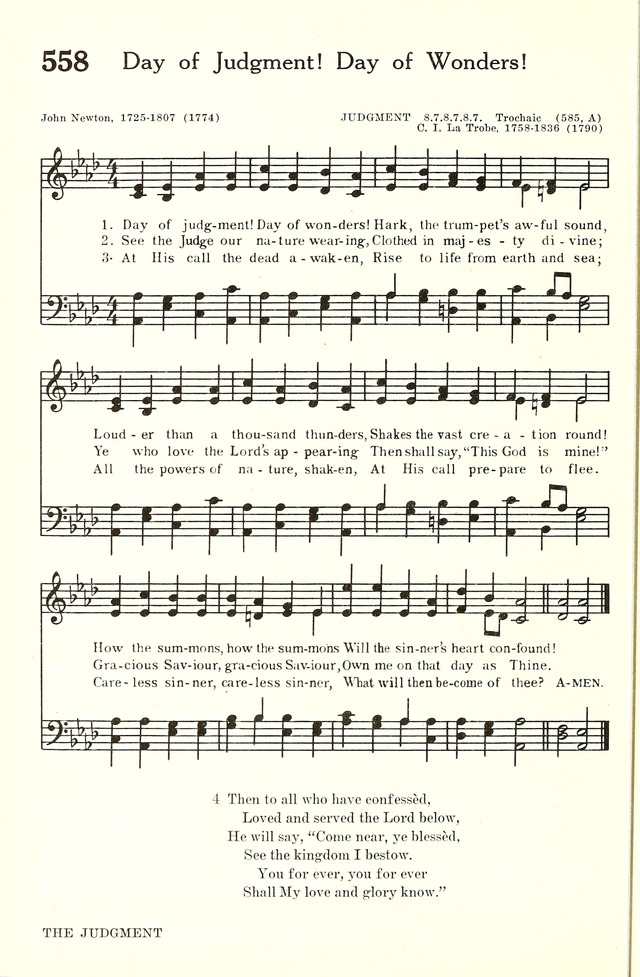 Hymnal and Liturgies of the Moravian Church page 725