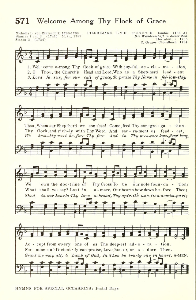 Hymnal and Liturgies of the Moravian Church page 739