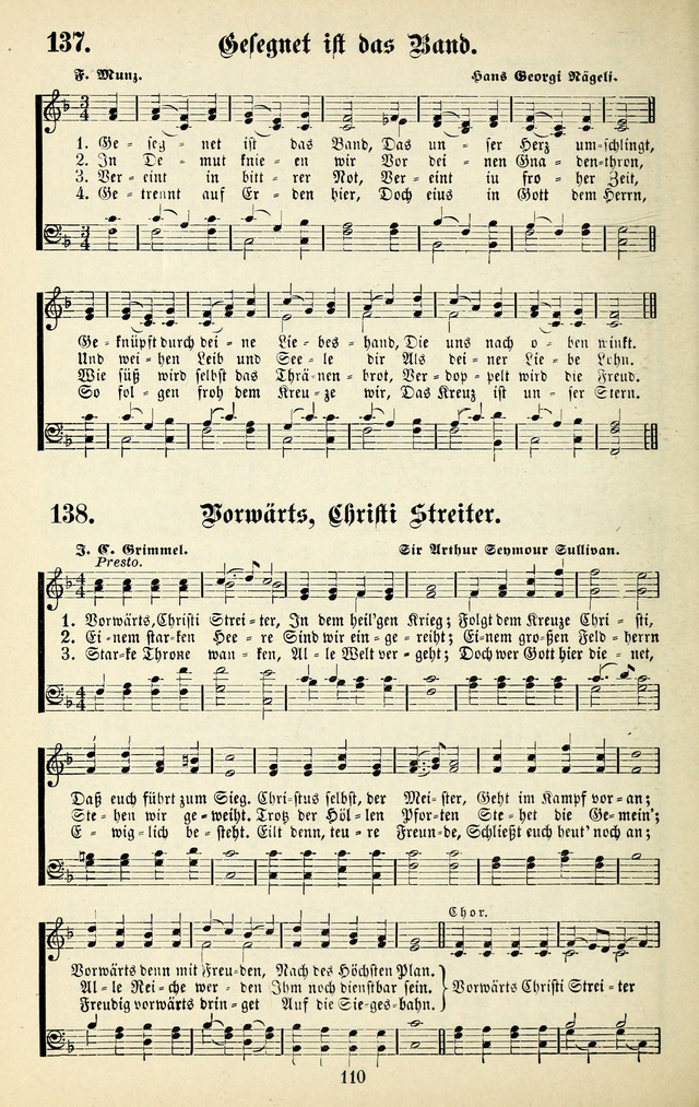 Heils-Lieder, eine Sammlung Geistlicher Lieder für Sonntagsschulen, Jugendvereine page 108